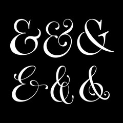 collection of ampersands