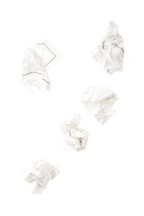 letter paper teared isolated on the white background.