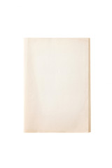 vintage(old) asian book cover isolated on the white background.