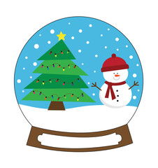 Merry Christmas Snowglobe