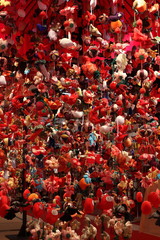 傘福（吊るし雛）　山形県酒田市　Kasafuku / Sakata, Yamagata, Japan