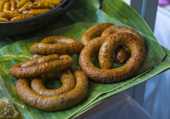 Sai ua or Northern Thai sausage