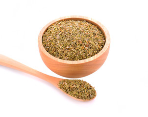 oregano on a white background
