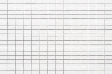 White brick wall seamless background and texture