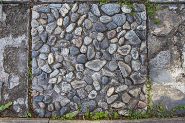Small stone wall