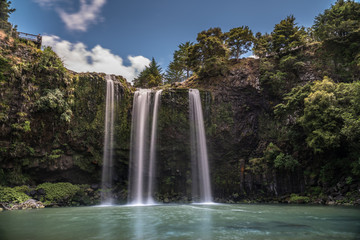 Long Exposure of Whangarei Falls in Northland New Zealand