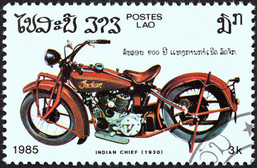 Obraz premium Indian Chief, 1930 (Laos 1985)