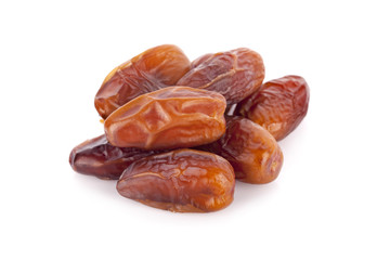 Dates isolated on white background