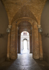 Terni, Italy - The historic center of Terni, the second biggest city of Umbria region, central...