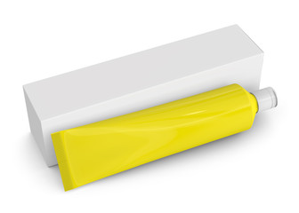 Toothpaste package mockup