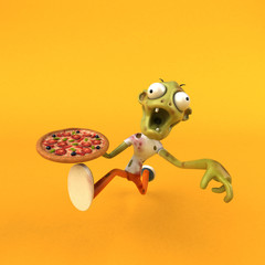 Fun zombie - 3D Illustration