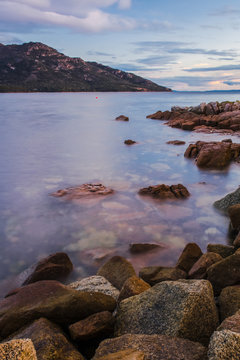 Coles Bay in Freycinet National Park, Tasmania