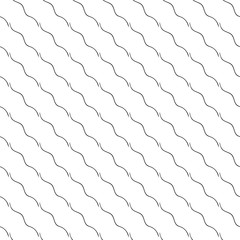 Seamless vector pattern - diagonal waves.