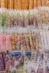 Thai vintage sweet and dessert. Thai childhood candy.