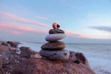 calming by the sea| landscape Sochi| Meditation by the sea| Sunset| Balance