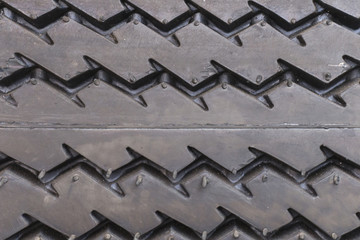close up of tyre texture background.