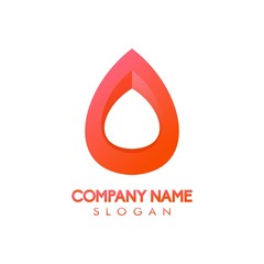 Fire Logo Design concept vector for company identity