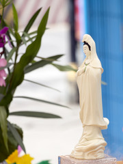 guanyin statue a buddhist goddess of mercy.