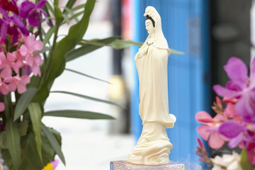 guanyin statue a buddhist goddess of mercy.