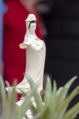 guanyin statue a buddhist goddess of mercy.