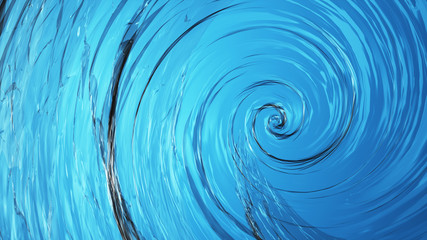 Beautiful clear water swirl ,whirl or spinning background. - obrazy, fototapety, plakaty