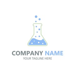 Lab glass icons vector logo illustration symbol element isolated