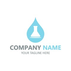 Lab glass icons vector logo illustration symbol element isolated