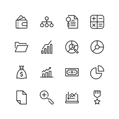 Financial icon set