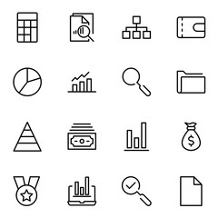 Financial icon set