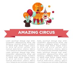 Circus show only tonight promotional poster