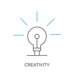 creativity vector icon