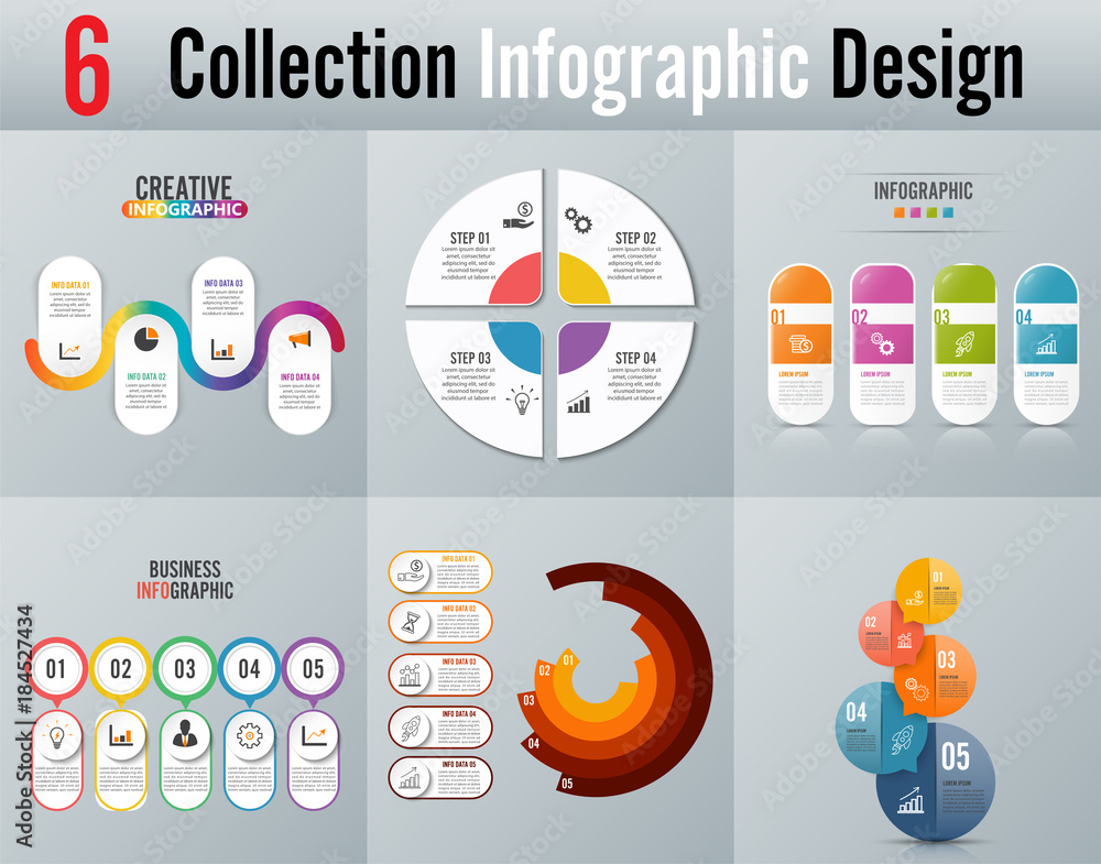 Poster infographic design vector and marketing icons can be used for workflow layout, diagram, annual repor