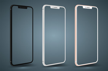 Smartphone railistic mockup