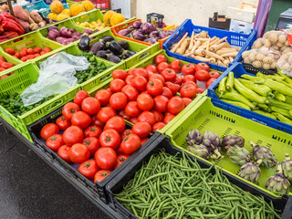 Frisches Gemüse auf dem Markt