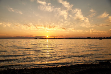Sunset over Lake Constance