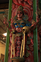 Hindu statue in Hindu Temple, Colombo, Sri Lanka