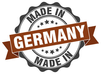 made in Germany round seal
