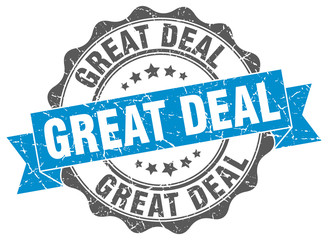Obraz premium great deal stamp. sign. seal