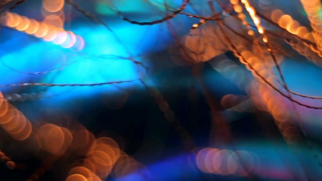Abstract blurred Christmas background