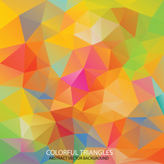 Obraz premium colorful triangles