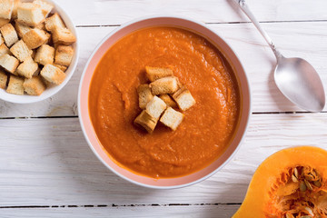 Pumpkin cream soup
