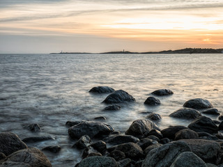 Fototapeta na wymiar Seashore sunset