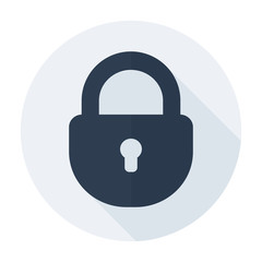 Lock icon Flat