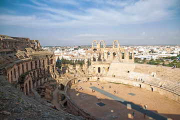 El Djem Amphitheatre in Tunisia