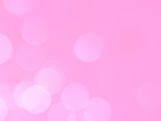 Pink and white rbokeh light abstract background texture. Christmas and Valentine's pattern bokah, wallpaper.