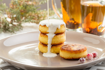 Cottage cheese pancakes