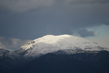 Tramuntana Mallorca Schnee