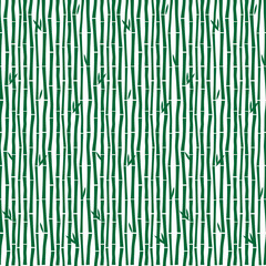 Green Stems and leaves bamboo seamless pattern vector background design
