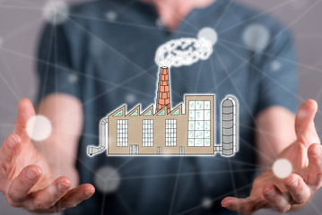 Concept of air pollution