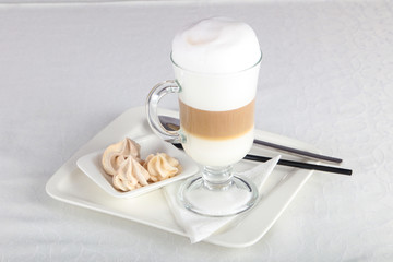 Latte coffee